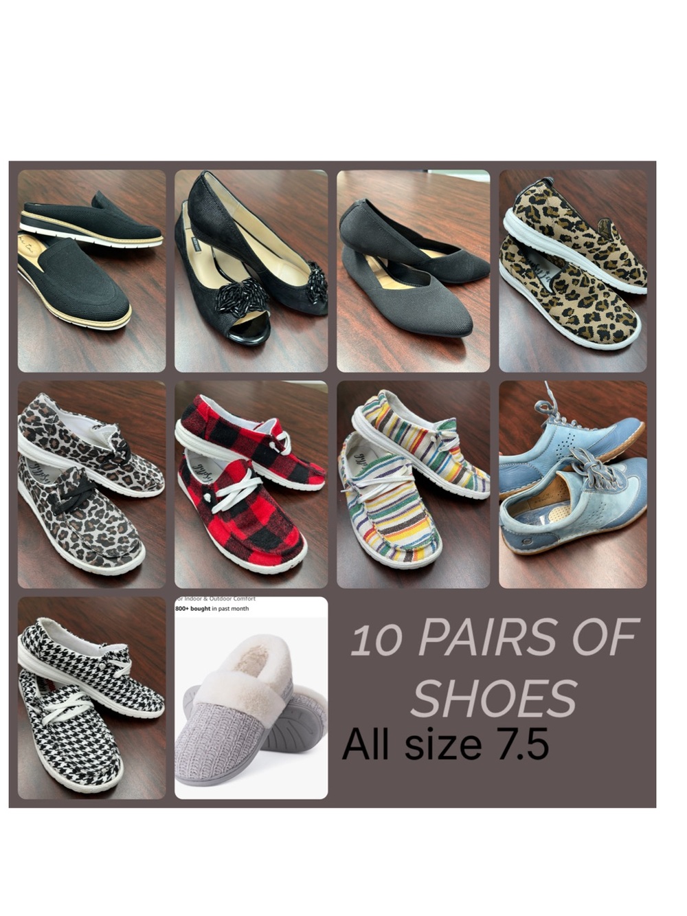 Lot of 10 pairs of shoes